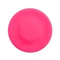 Mini flying disc game, pink catching disc close-up