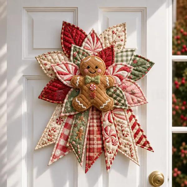 DIY Oversized Quilted Bow Sewing Kit Fabric Craft Set With Large Bow Pattern For Handmade Projects