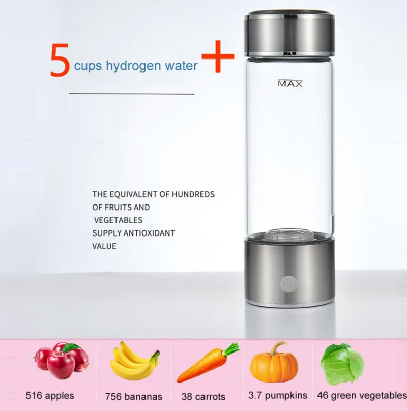 Hydrogen Water Cup – Smart Antioxidant Hydration Bottle