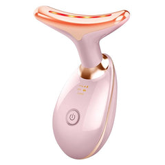 Beauty Facial Massager, 3 Colour Wavy Acne Beauty Microcurrent Facial Device Skin Firming for Face Neck Beauty Device,