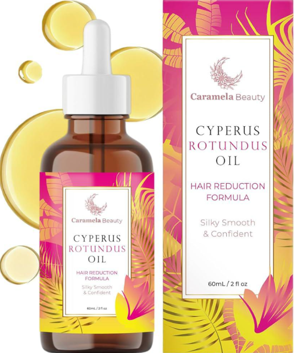 Essential oil dropper bottle and Cyperus Rotundus Oil formula box