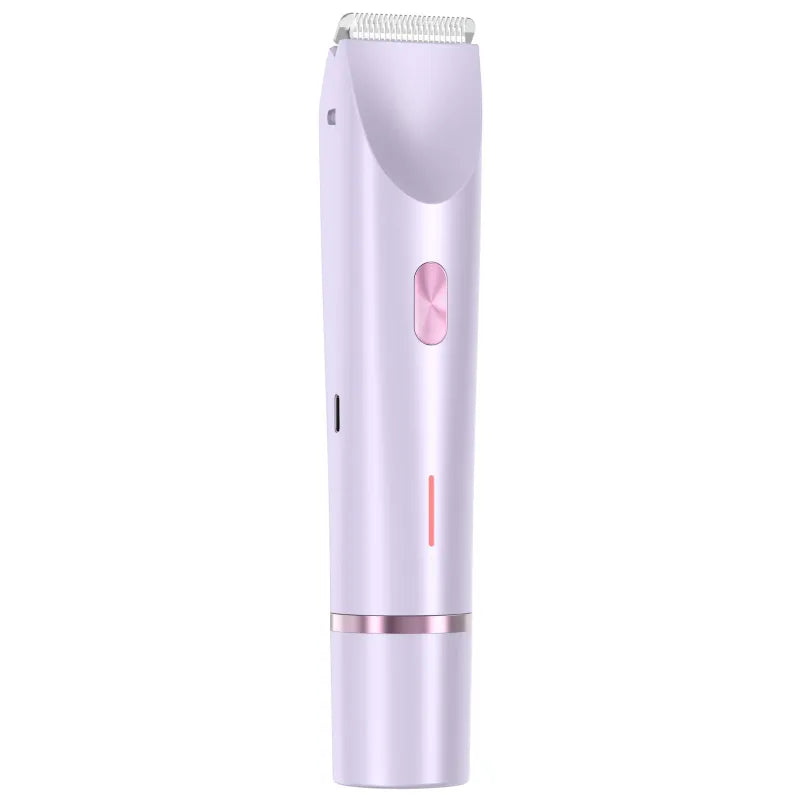 Lavender 2-in-1 electric hair remover with built-in trimmer head