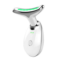 Beauty Facial Massager, 3 Colour Wavy Acne Beauty Microcurrent Facial Device Skin Firming for Face Neck Beauty Device,