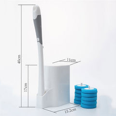 Disposable Toilet Brush Set – Hygienic Replaceable Head Cleaning Brush
