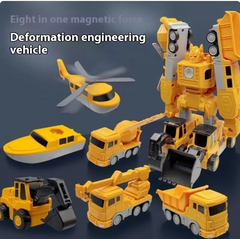 Magnetic Building Blocks Set – 35 Piece Engineering & Military Series