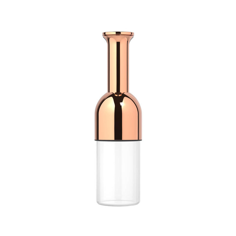 Eto wine decanter in copper: mirror finish