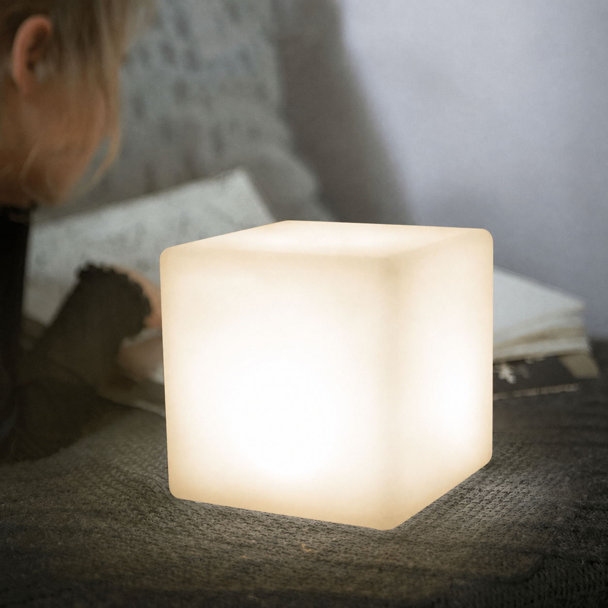 Square Rechargeable Ambient LED Night Lights