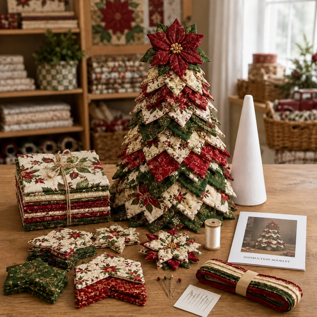 DIY Quilted Festive Character Ornament Kit