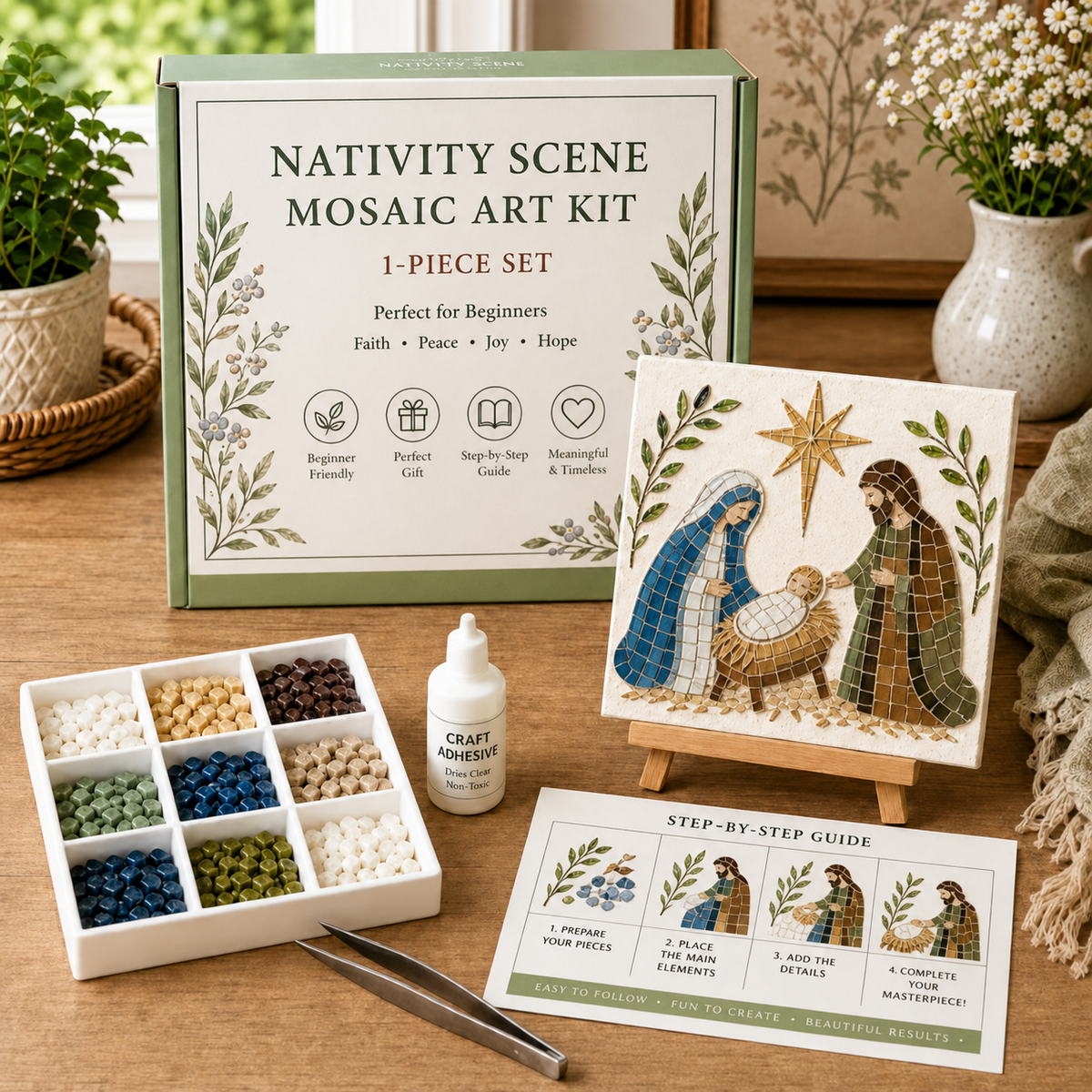 Comfort and Strength DIY Sea Glass Art Kit