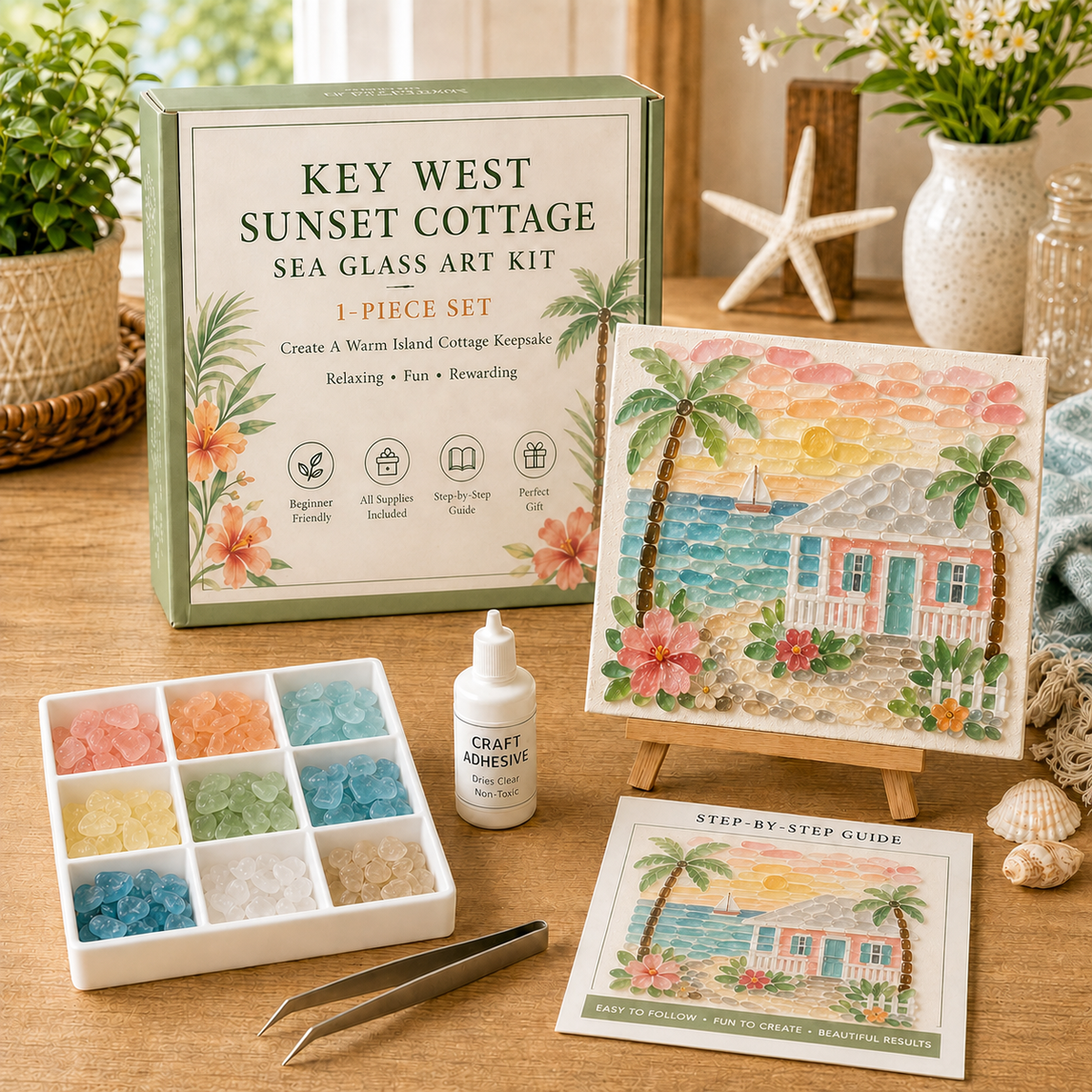 Comfort and Strength DIY Sea Glass Art Kit