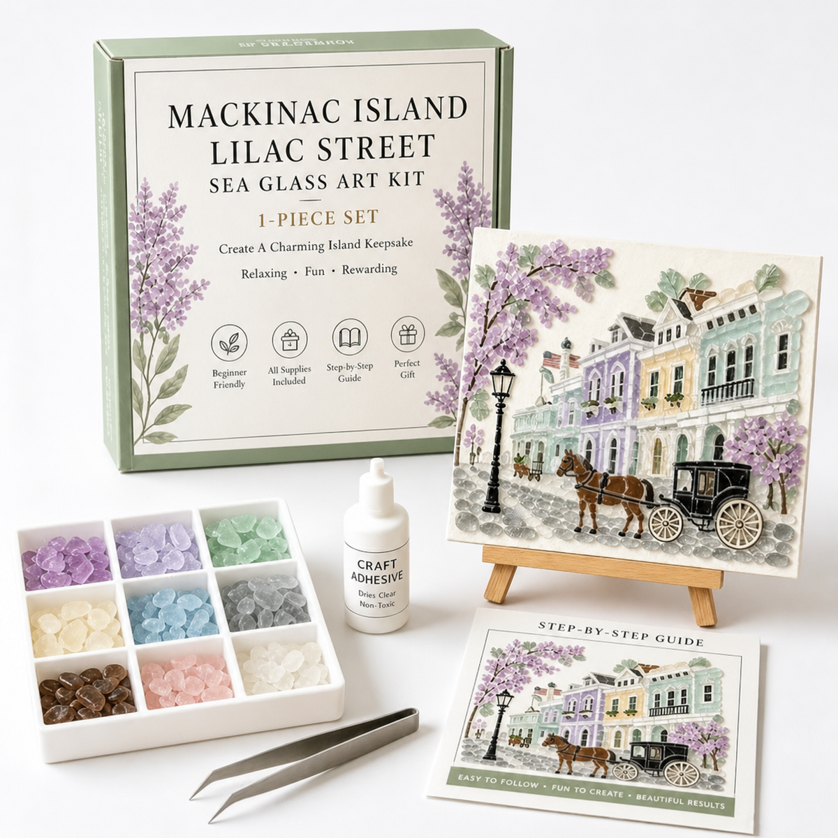 Comfort and Strength DIY Sea Glass Art Kit