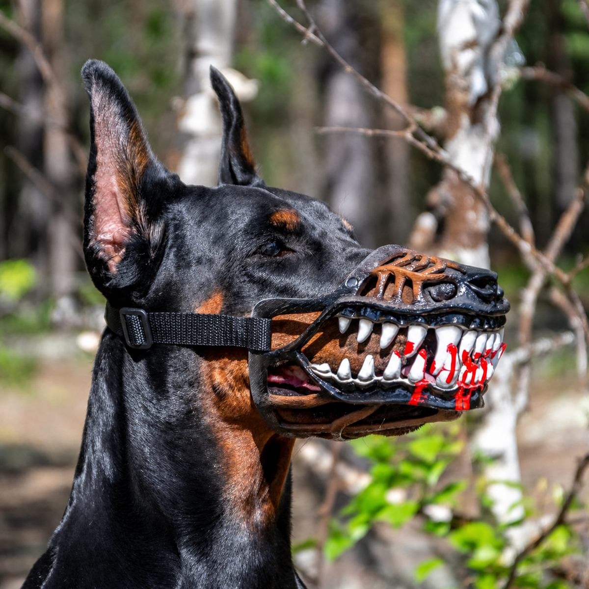 Novelty Dinosaur Dog Muzzle for Costumes and Halloween