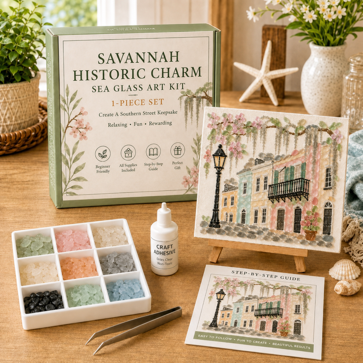 Comfort and Strength DIY Sea Glass Art Kit