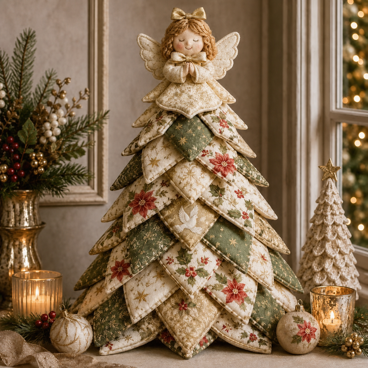 DIY Quilted Festive Character Ornament Kit