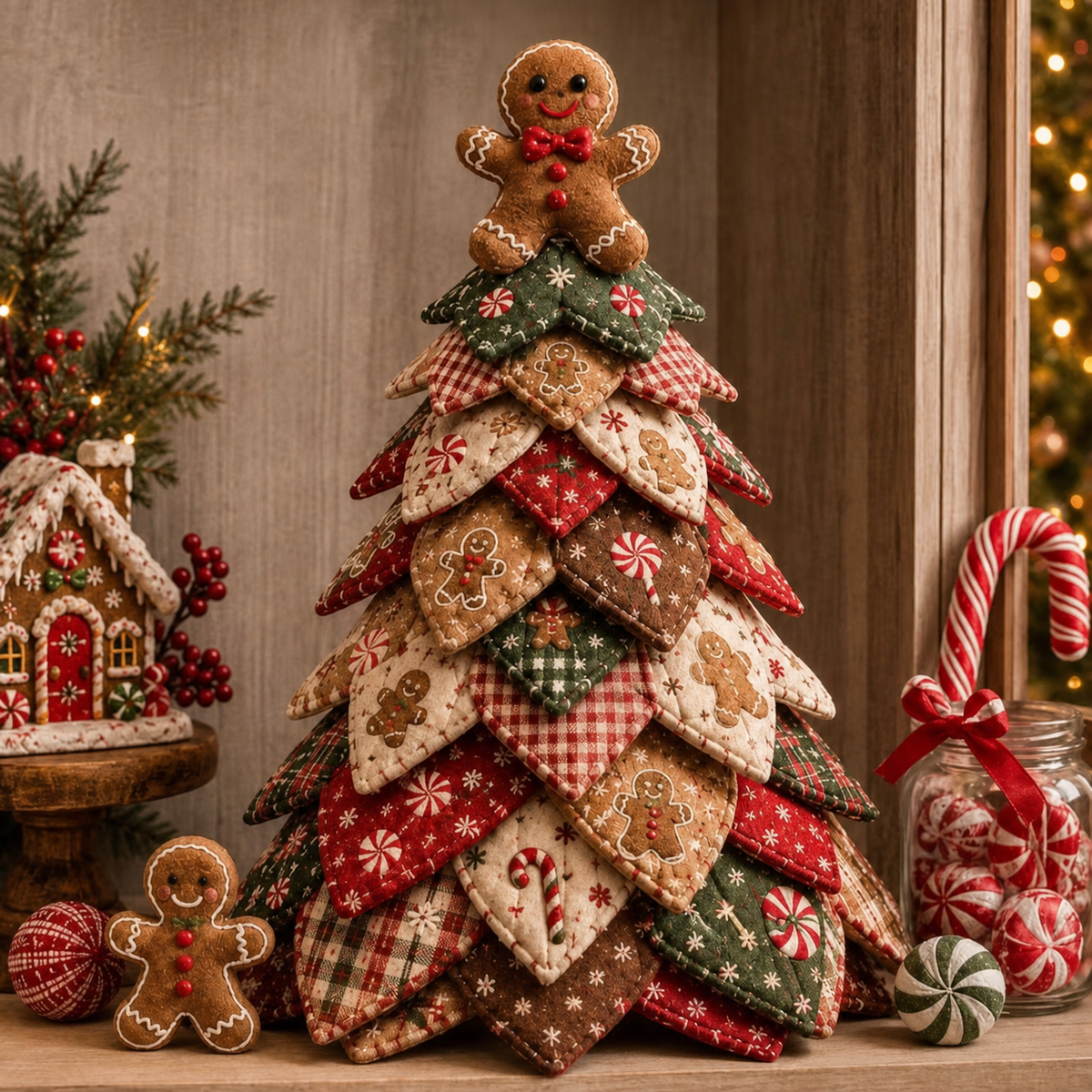 DIY Quilted Festive Character Ornament Kit