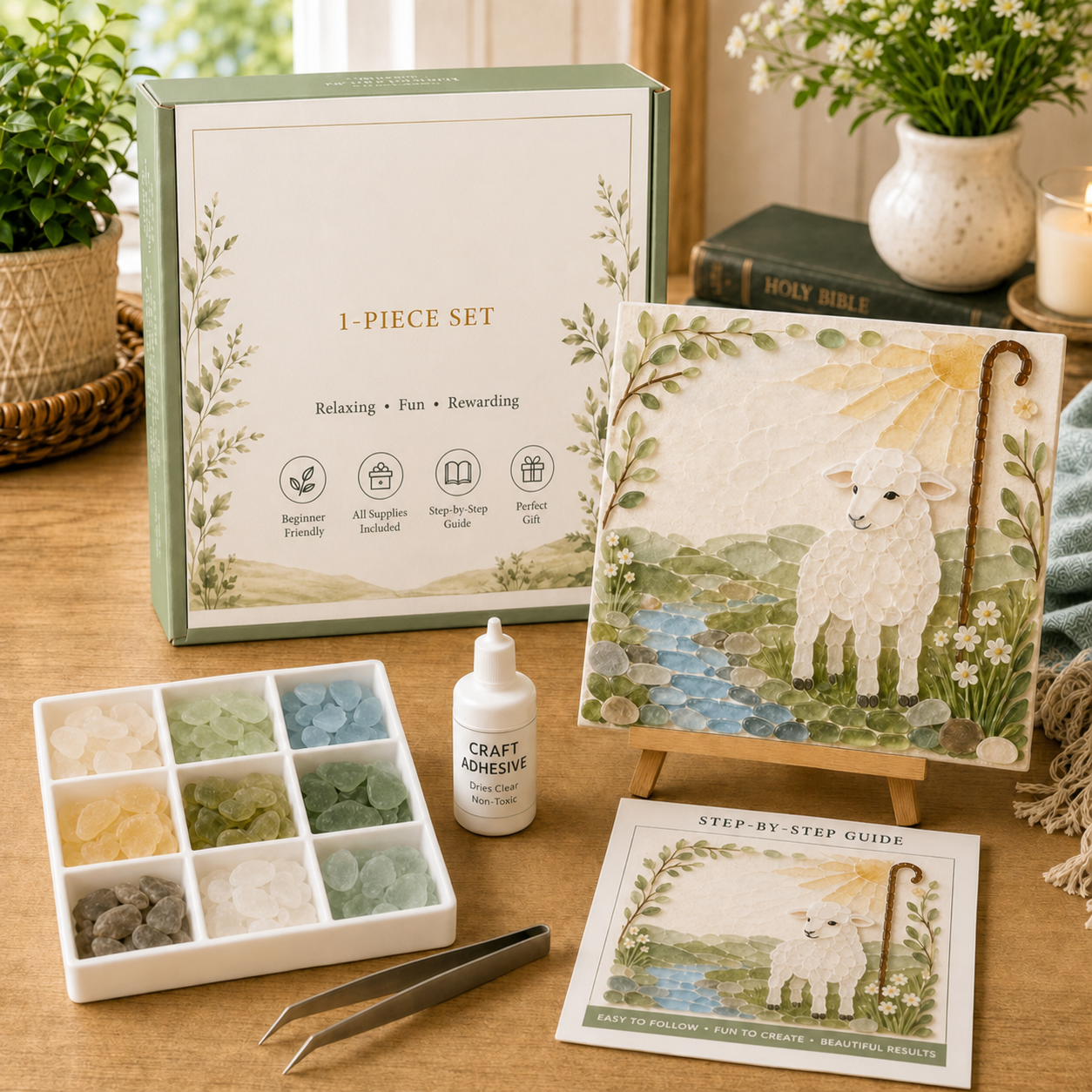 Comfort and Strength DIY Sea Glass Art Kit