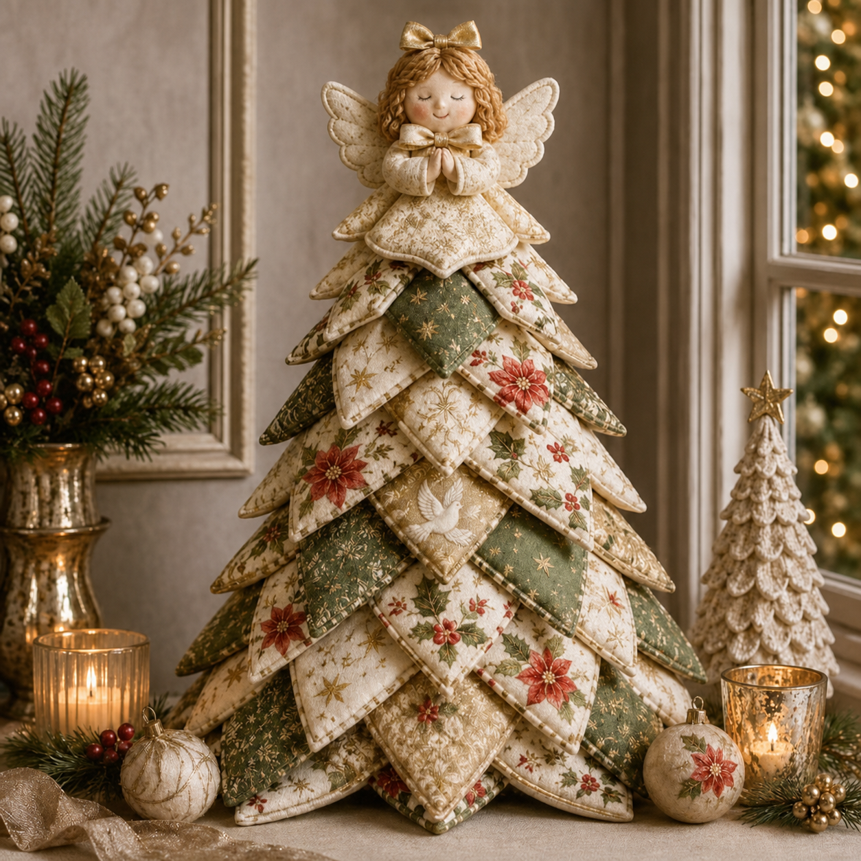 DIY Quilted Festive Character Ornament Kit