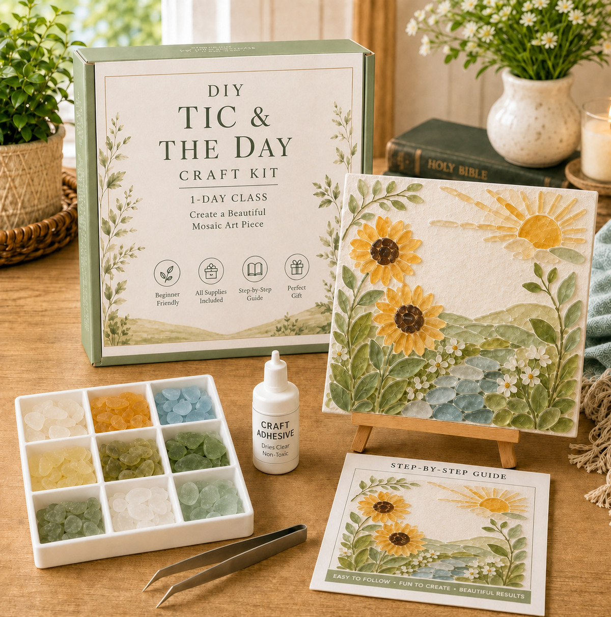 Comfort and Strength DIY Sea Glass Art Kit