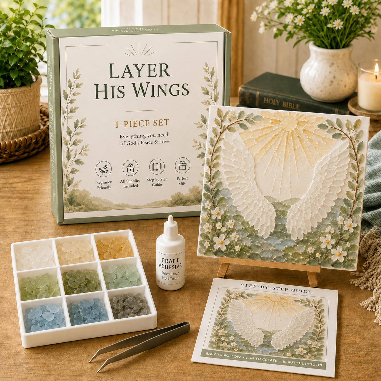 Comfort and Strength DIY Sea Glass Art Kit