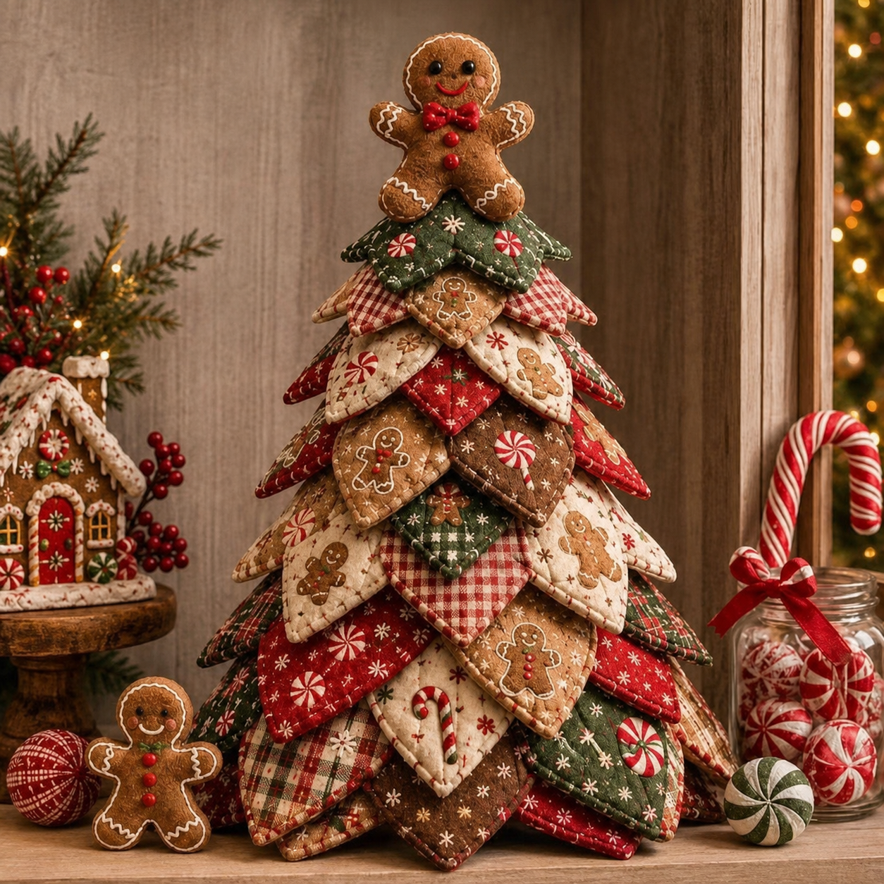DIY Quilted Festive Character Ornament Kit