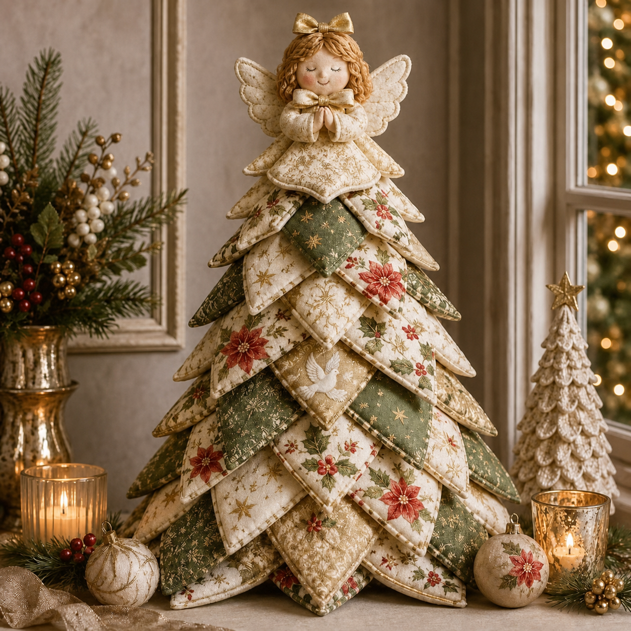 DIY Quilted Festive Character Ornament Kit