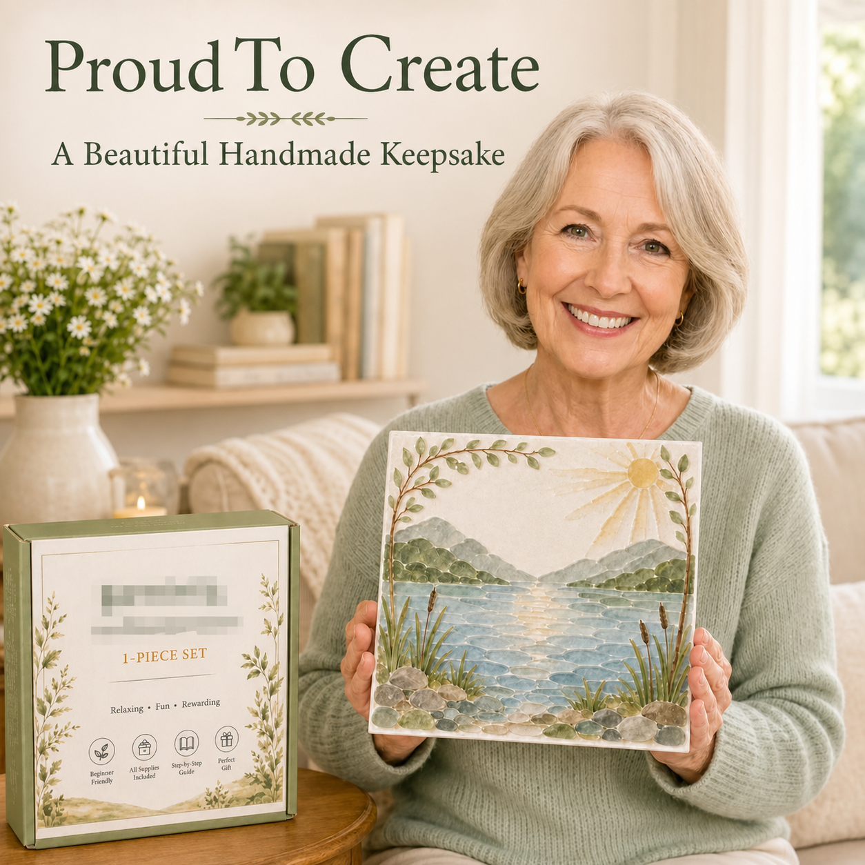 Comfort and Strength DIY Sea Glass Art Kit