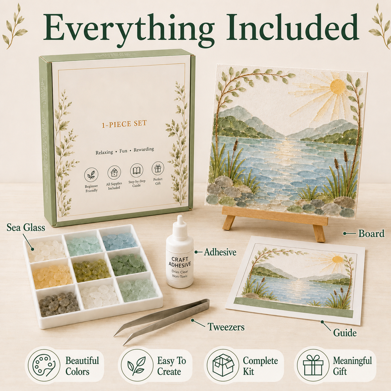 Comfort and Strength DIY Sea Glass Art Kit