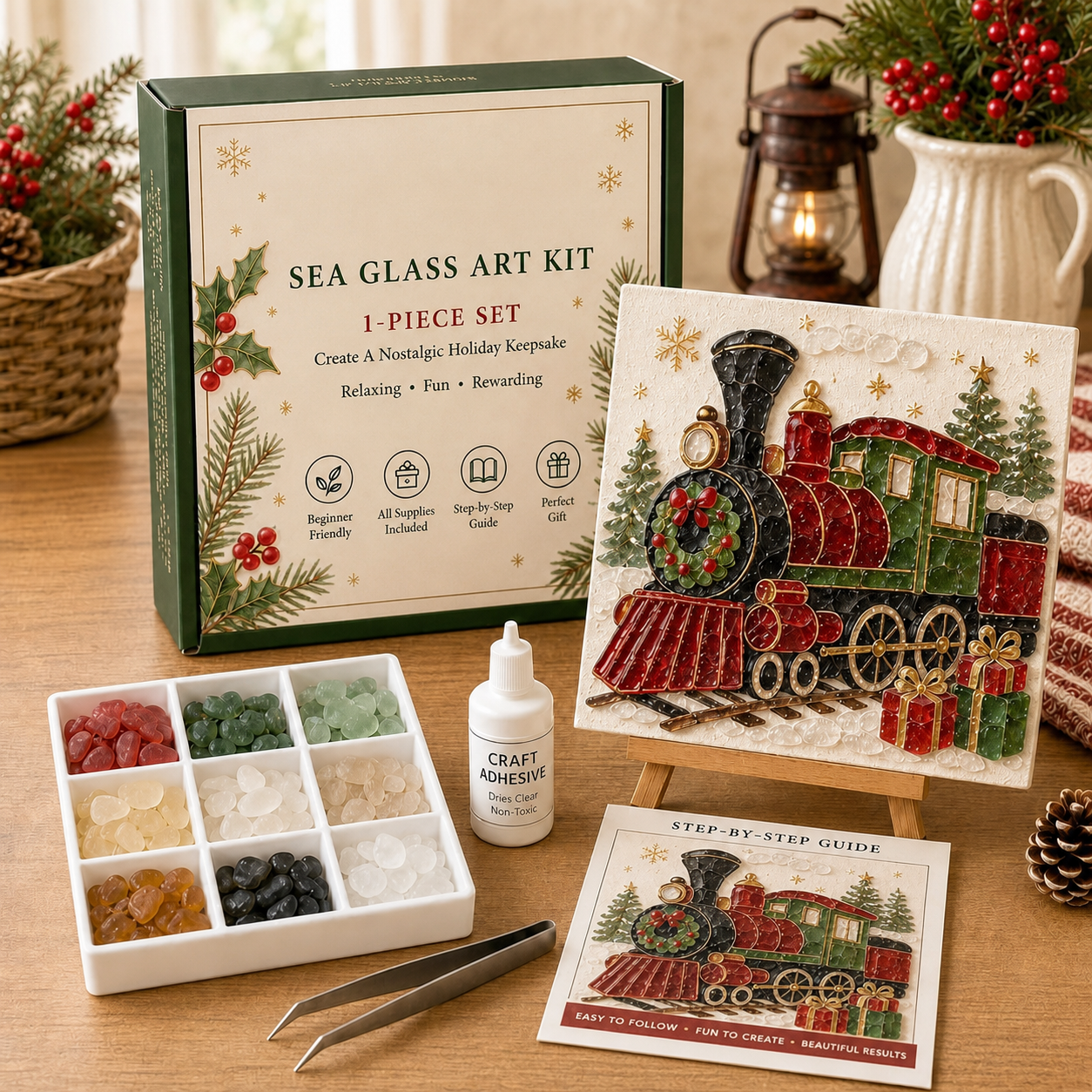 Comfort and Strength DIY Sea Glass Art Kit