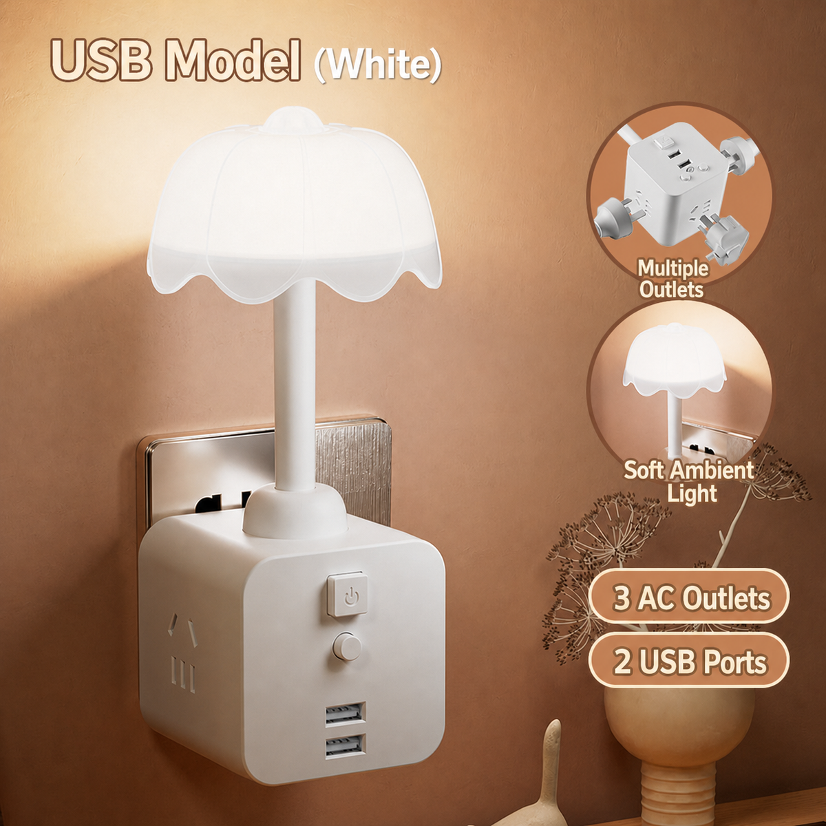 Rubik's Cube LED Desk Lamp – Voice Control Night Light for Bedroom & Bedside - 1 cent SHIPPING TO YOUR DOOR