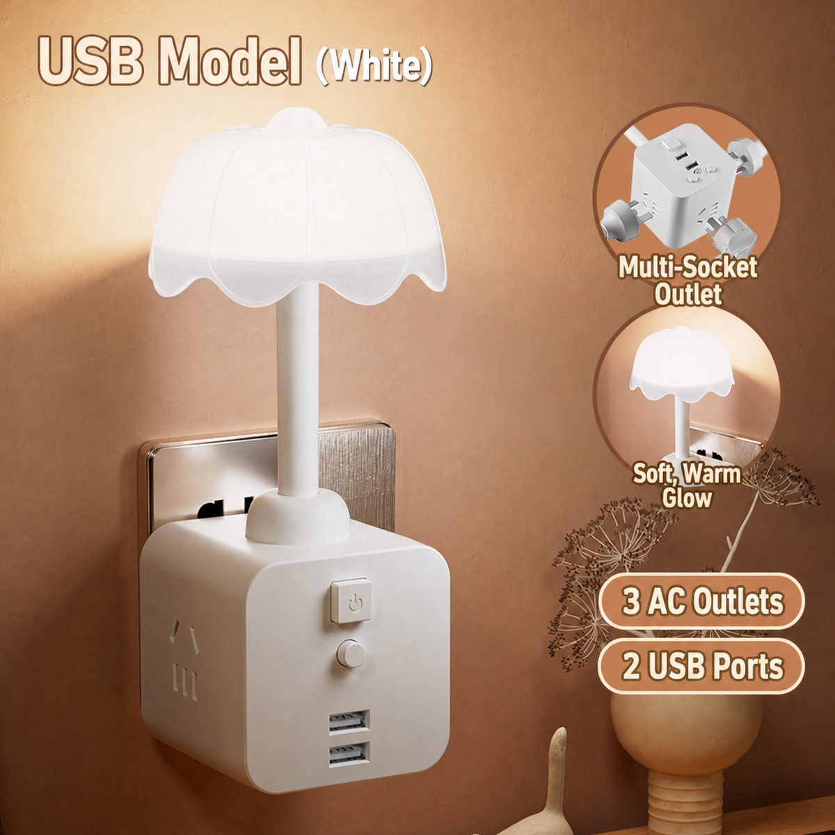 Rubik's Cube LED Desk Lamp – Voice Control Night Light for Bedroom & Bedside - 1 cent SHIPPING TO YOUR DOOR