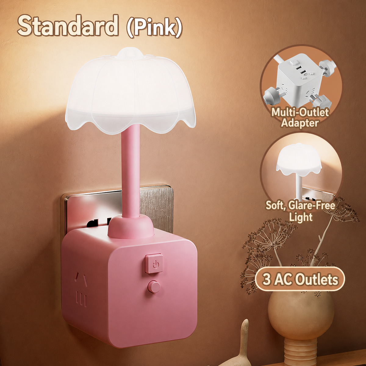 Rubik's Cube LED Desk Lamp – Voice Control Night Light for Bedroom & Bedside - 1 cent SHIPPING TO YOUR DOOR