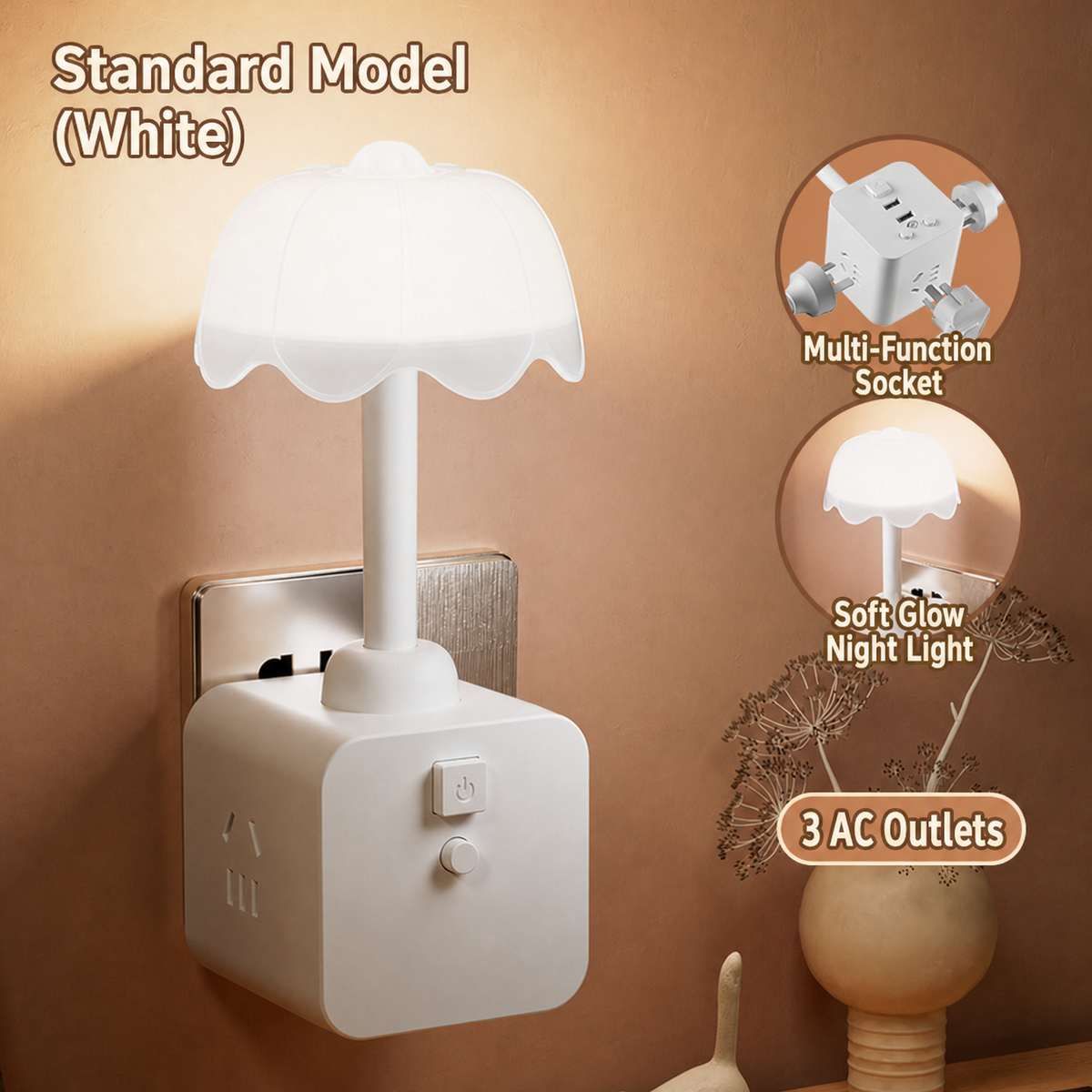 Rubik's Cube LED Desk Lamp – Voice Control Night Light for Bedroom & Bedside - 1 cent SHIPPING TO YOUR DOOR