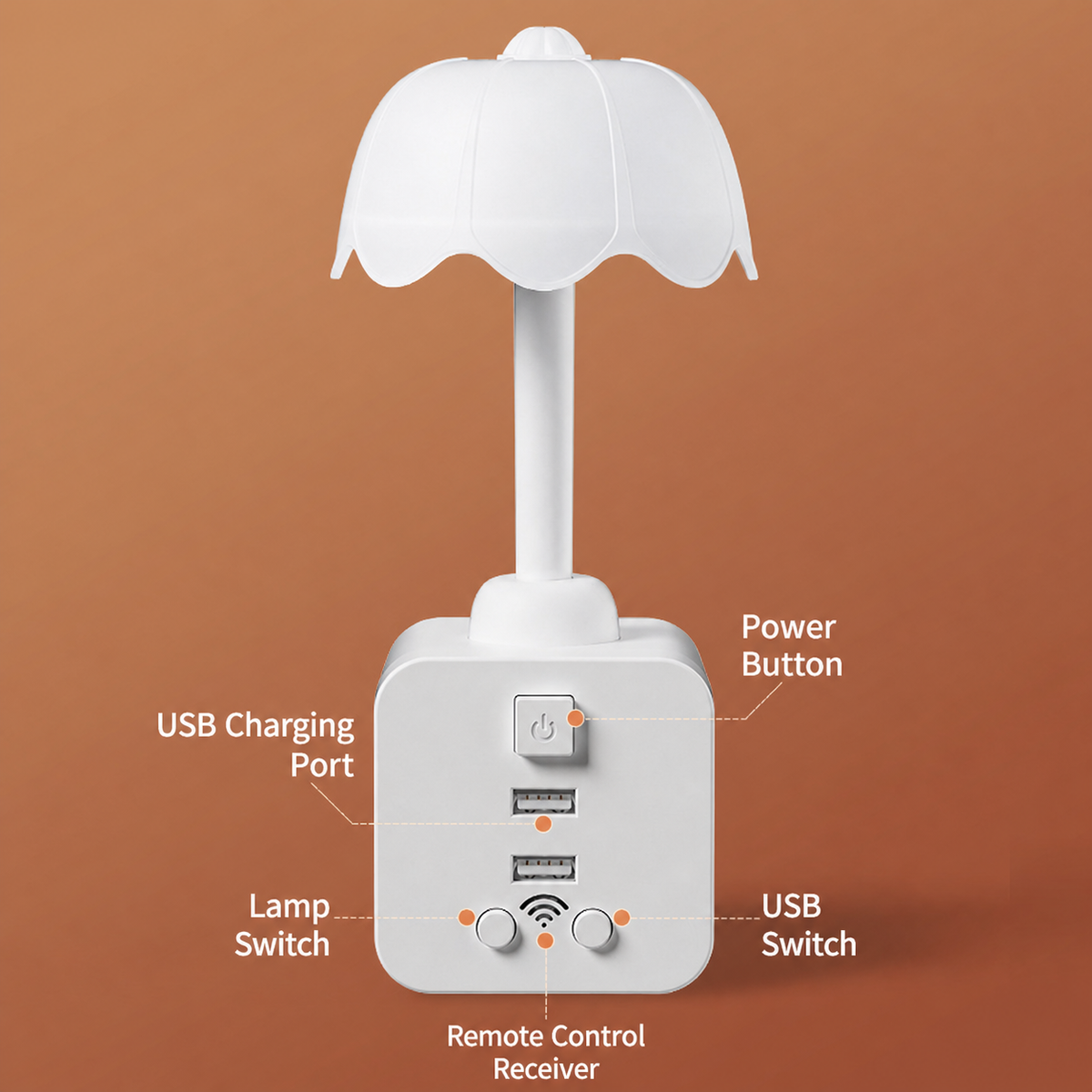 Rubik's Cube LED Desk Lamp – Voice Control Night Light for Bedroom & Bedside - 1 cent SHIPPING TO YOUR DOOR