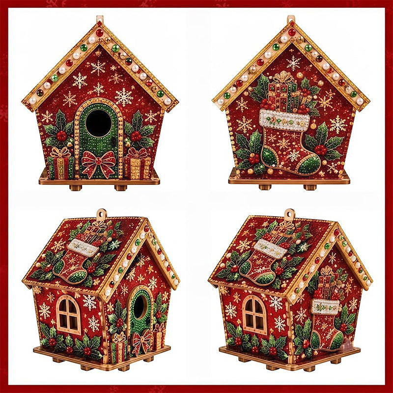 DIY 3D Diamond Painting Christmas Cabin Kit - product image 8