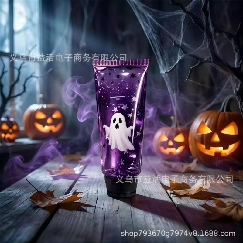 Purple ghost squeeze stress relief fidget toy tube