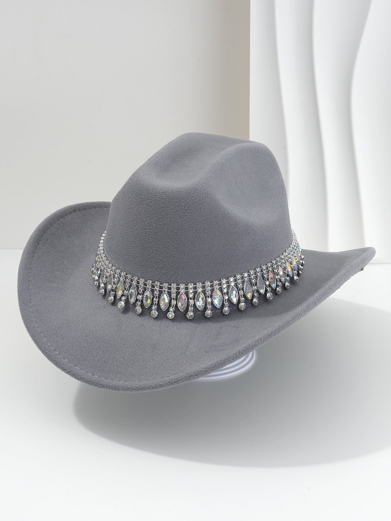 Elegant Rhinestone Tassel Cowboy and Cowgirl Hat - product image 14