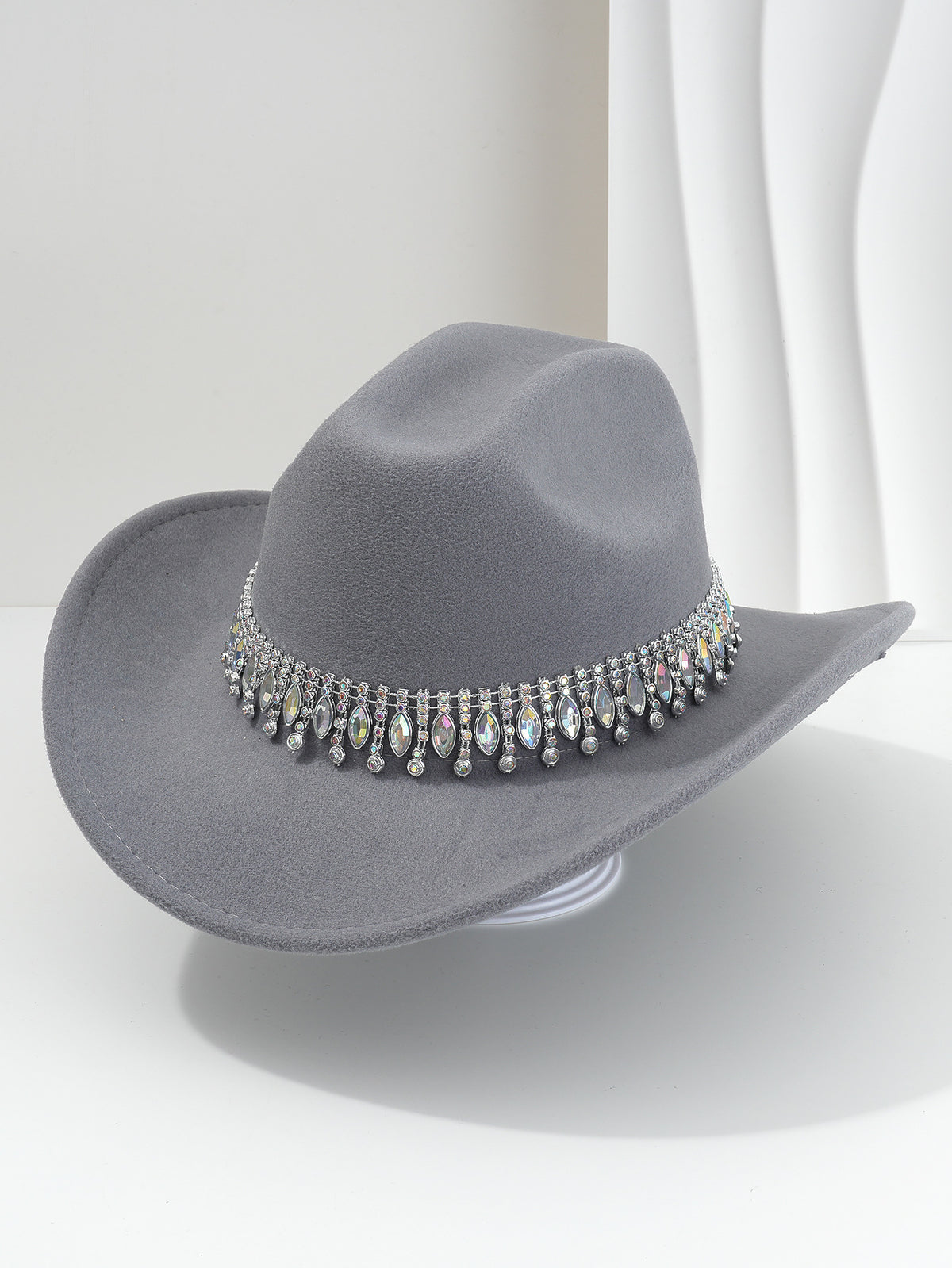 Elegant Rhinestone Tassel Cowboy and Cowgirl Hat - product image 14