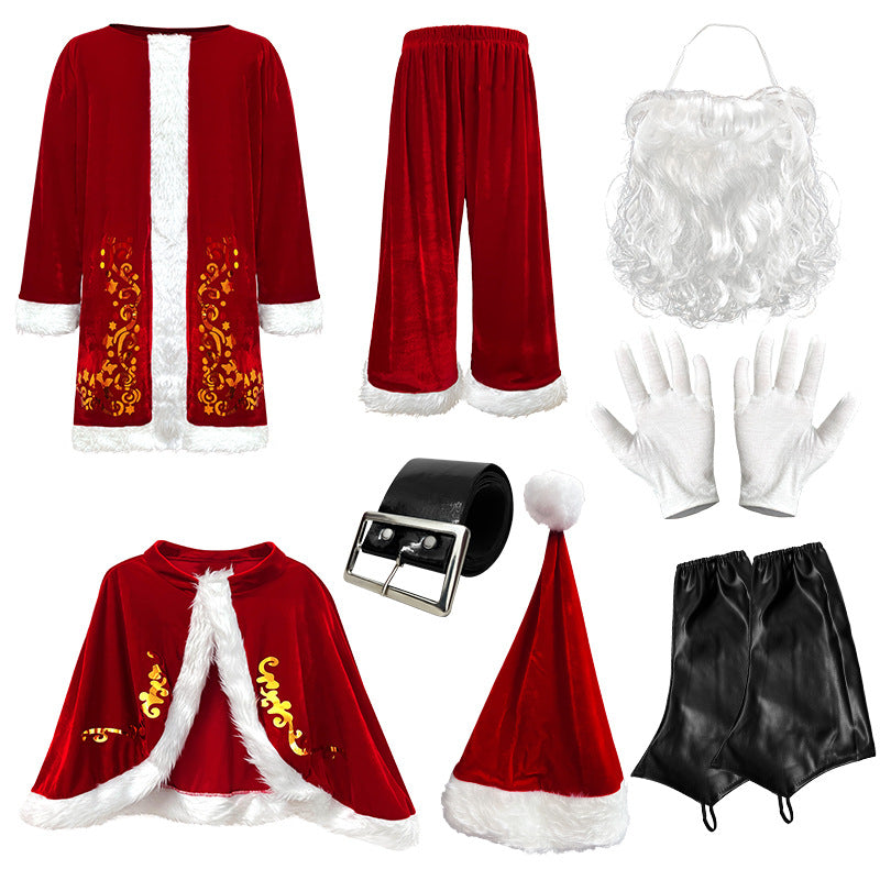 Men's Santa Claus Costume Set – Sizes M–6XL