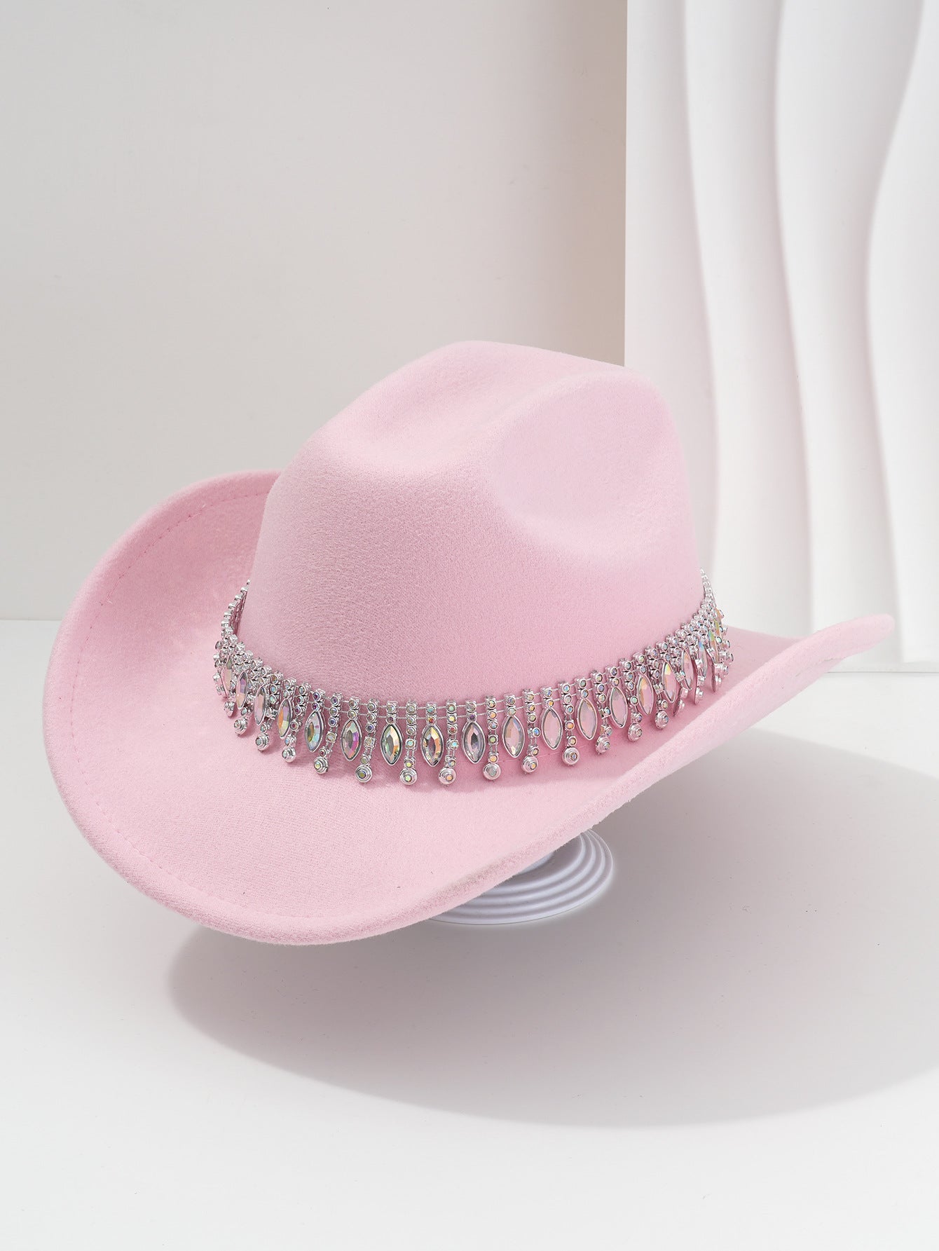 Elegant Rhinestone Tassel Cowboy and Cowgirl Hat - product image 11