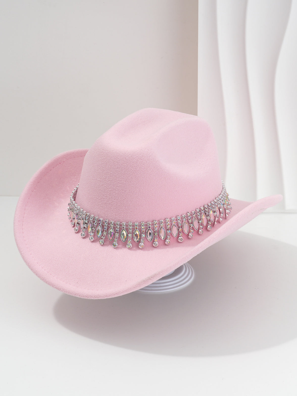 Elegant Rhinestone Tassel Cowboy and Cowgirl Hat - product image 11