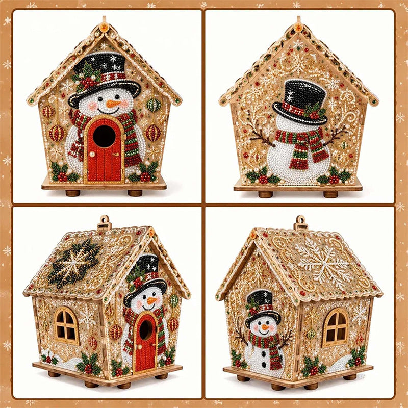 DIY 3D Diamond Painting Christmas Cabin Kit - product image 7