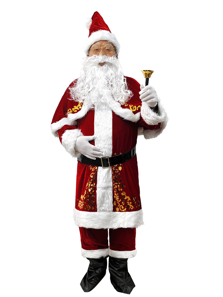Men's Santa Claus Costume Set – Sizes M–6XL