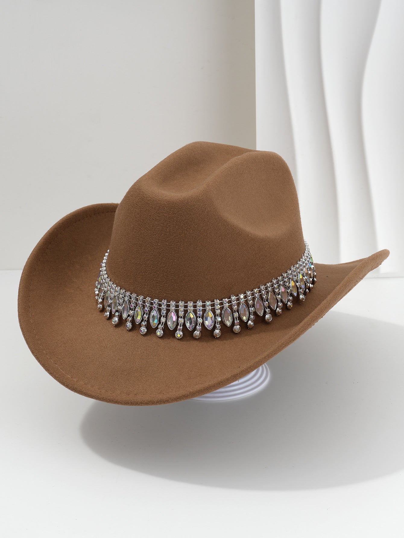 Elegant Rhinestone Tassel Cowboy and Cowgirl Hat - product image 17