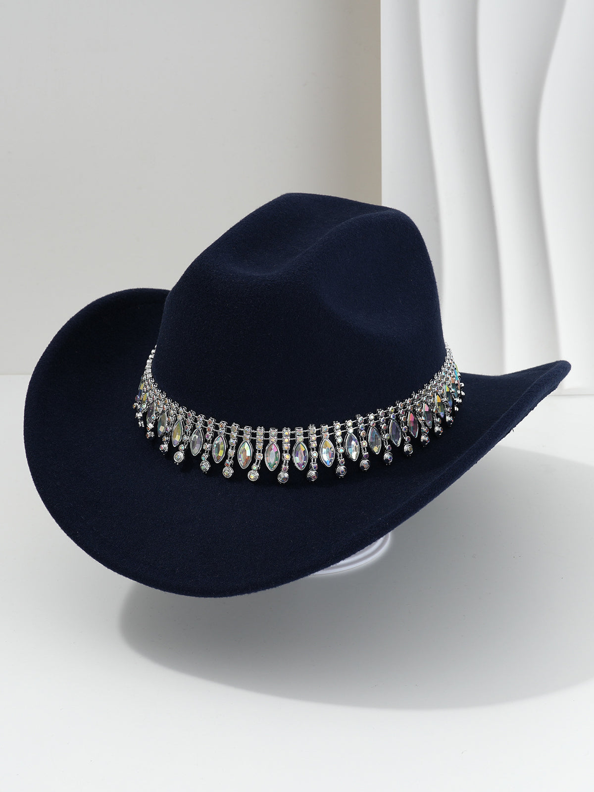 Elegant Rhinestone Tassel Cowboy and Cowgirl Hat - product image 13