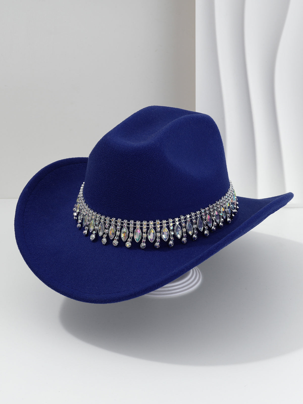 Elegant Rhinestone Tassel Cowboy and Cowgirl Hat - product image 15