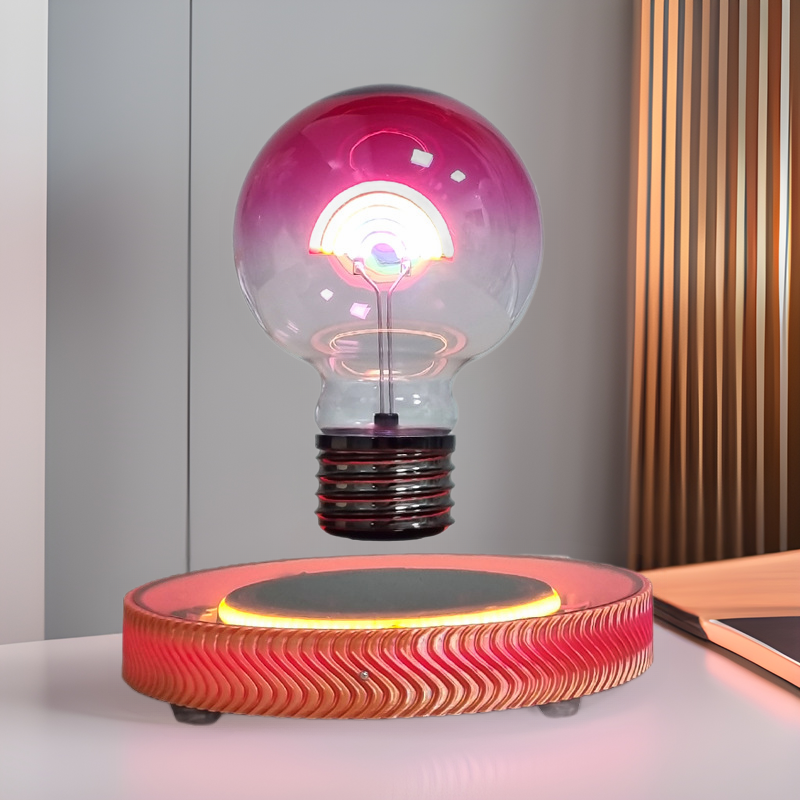 Magnetic Levitating Rainbow Light Bulb Night Lamp