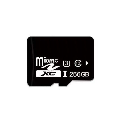 256GB microSD card for sports body camera