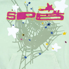 Spider Letter Print Hoodies
