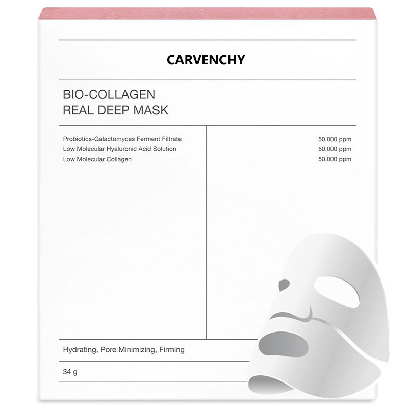 CARVENCHY Bio-Collagen Real Deep Mask box with facial mask icon