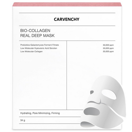 CARVENCHY Bio-Collagen Real Deep Mask box with facial mask icon